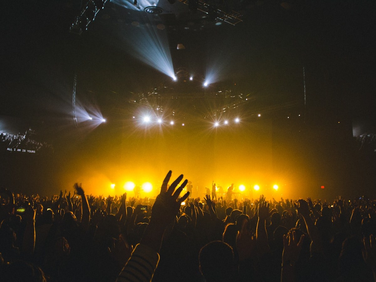 Live performer on stage